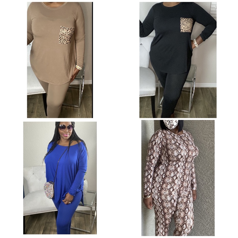 4 Buttery Soft Legging Sets(4 outfits)